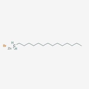 molecular formula C15H31BrZn B14896519 1-PentadecylZinc bromide 