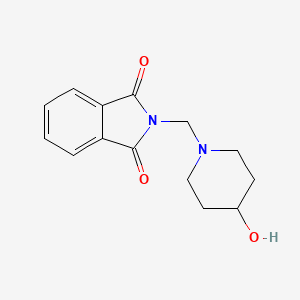 2-((4-Hydroxypiperidin-1-yl)methyl)isoindoline-1,3-dione