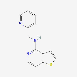 N-(pyridin-2-ylmethyl)thieno[3,2-c]pyridin-4-amine