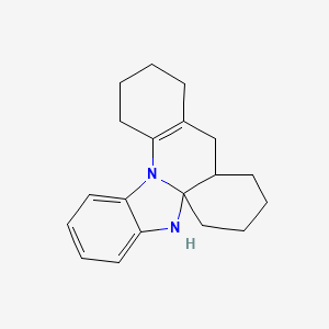 molecular formula C19H24N2 B14896551 6,7,8,9,9a,10,11,12,13,14-decahydro-5H-benzimidazo[2,1-e]acridine 