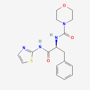 Nalpha-(morpholin-4-ylcarbonyl)-N-1,3-thiazol-2-yl-L-phenylalaninamide