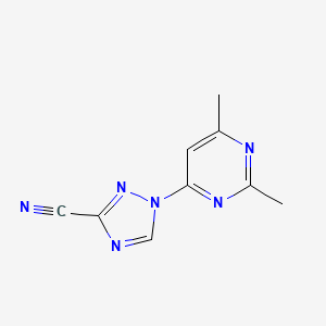 1-(2,6-dimethylpyrimidin-4-yl)-1H-1,2,4-triazole-3-carbonitrile