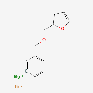 3-[(Furan-2-ylmethoxy)methyl]phenylmagnesium bromide