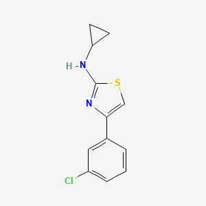 4-(3-Chlorophenyl)-N-cyclopropylthiazol-2-amine