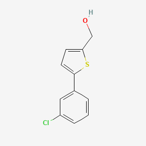 B1489667 [5-(3-Chlorophenyl)-thiophen-2-yl]-methanol CAS No. 2015585-89-2