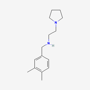 molecular formula C15H24N2 B14896683 n-(3,4-Dimethylbenzyl)-2-(pyrrolidin-1-yl)ethan-1-amine 