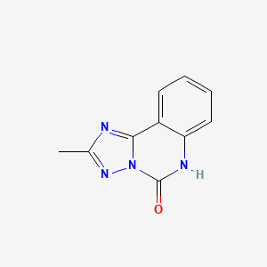 molecular formula C10H8N4O B1489669 2-甲基-5H,6H-[1,2,4]三唑并[1,5-c]喹唑啉-5-酮 CAS No. 258350-94-6