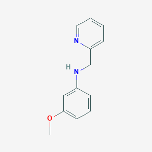 3-methoxy-N-(pyridin-2-ylmethyl)aniline