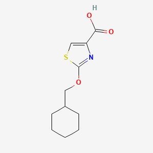B1489671 2-Cyclohexylmethoxythiazole-4-carboxylic acid CAS No. 1866079-10-8