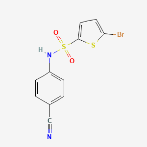 5-bromo-N-(4-cyanophenyl)thiophene-2-sulfonamide