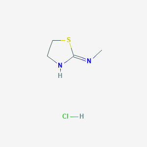 molecular formula C4H9ClN2S B1489677 盐酸N-甲基-4,5-二氢-1,3-噻唑-2-胺 CAS No. 76495-26-6