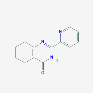 molecular formula C13H13N3O B1489679 2-(Pyridin-2-yl)-5,6,7,8-tetrahydroquinazolin-4-ol CAS No. 874606-25-4