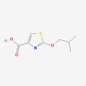 molecular formula C8H11NO3S B1489680 2-Isobutoxythiazole-4-carboxylic acid CAS No. 1873909-80-8