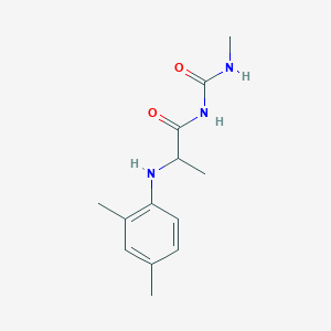 2-((2,4-Dimethylphenyl)amino)-N-(methylcarbamoyl)propanamide