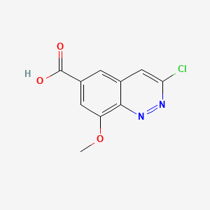 3-Chloro-8-methoxycinnoline-6-carboxylic acid