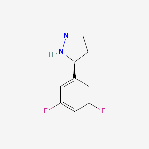 (S)-5-(3,5-Difluorophenyl)-4,5-dihydro-1H-pyrazole