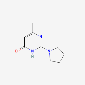 B1489682 6-Methyl-2-(pyrrolidin-1-yl)pyrimidin-4-ol CAS No. 284680-44-0