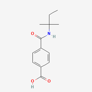 molecular formula C13H17NO3 B14896823 4-(Tert-pentylcarbamoyl)benzoic acid 