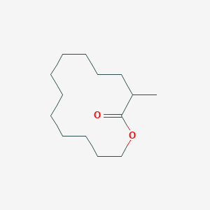 molecular formula C14H26O2 B14896829 3-Methyloxacyclotetradecan-2-one 