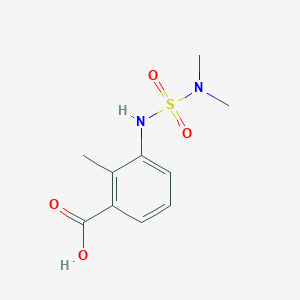 3-((n,n-Dimethylsulfamoyl)amino)-2-methylbenzoic acid