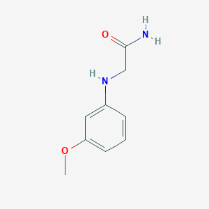 molecular formula C9H12N2O2 B14896853 2-((3-Methoxyphenyl)amino)acetamide 