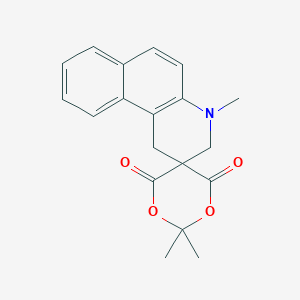 2',2',4-trimethyl-3,4-dihydro-1H-spiro[benzo[f]quinoline-2,5'-[1,3]dioxane]-4',6'-dione