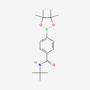 N-(tert-Butyl)-4-(4,4,5,5-tetramethyl-1,3,2-dioxaborolan-2-yl)benzamide