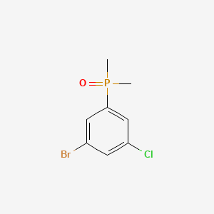 molecular formula C8H9BrClOP B14896895 (3-Bromo-5-chlorophenyl)dimethylphosphine oxide 