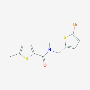 n-((5-Bromothiophen-2-yl)methyl)-5-methylthiophene-2-carboxamide