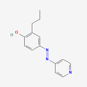 molecular formula C14H15N3O B1489694 2-丙基-4-(4-吡啶偶氮)苯酚 CAS No. 253124-08-2