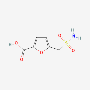 5-(Sulfamoylmethyl)furan-2-carboxylic acid