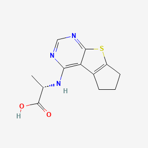 (6,7-Dihydro-5H-cyclopenta[4,5]thieno[2,3-d]pyrimidin-4-yl)-L-alanine