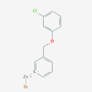 3-[(3'-Chlorophenoxy)methyl]phenylZinc bromide