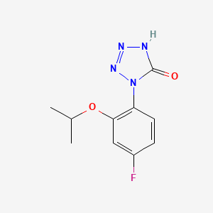 B1489699 1-(4-fluoro-2-isopropoxyphenyl)-1H-tetrazol-5(4H)-one CAS No. 1467037-05-3
