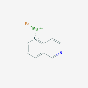 molecular formula C9H6BrMgN B14897007 Isoquinolin-5-ylmagnesium bromide 