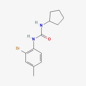 1-(2-Bromo-4-methylphenyl)-3-cyclopentylurea