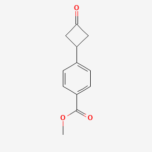 molecular formula C12H12O3 B14897020 Methyl 4-(3-oxocyclobutyl)benzoate 