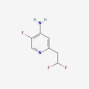 2-(2,2-Difluoroethyl)-5-fluoropyridin-4-amine