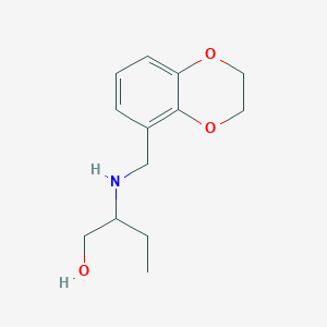 2-(((2,3-Dihydrobenzo[b][1,4]dioxin-5-yl)methyl)amino)butan-1-ol