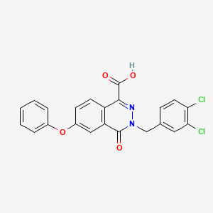 molecular formula C22H14Cl2N2O4 B14897060 PPAR|A phosphorylation inhibitor 1 