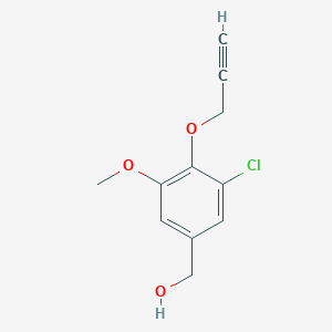 (3-Chloro-5-methoxy-4-(prop-2-yn-1-yloxy)phenyl)methanol