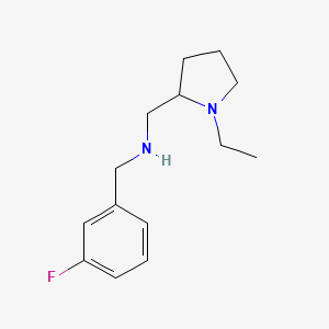 1-(1-Ethylpyrrolidin-2-yl)-N-(3-fluorobenzyl)methanamine