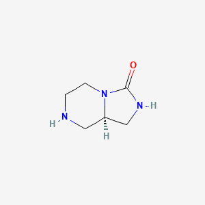 molecular formula C6H11N3O B14897091 (R)-Hexahydroimidazo[1,5-a]pyrazin-3(2H)-one 