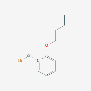 molecular formula C10H13BrOZn B14897142 2-n-ButyloxyphenylZinc bromide 