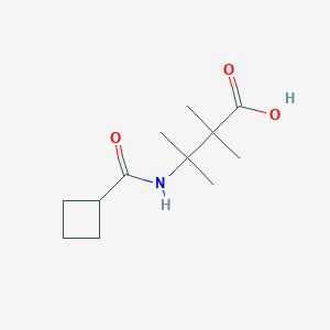 3-(Cyclobutanecarboxamido)-2,2,3-trimethylbutanoic acid