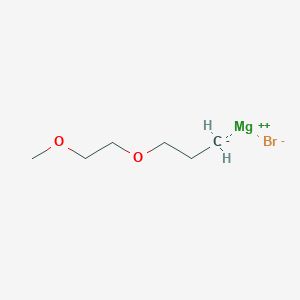 molecular formula C6H13BrMgO2 B14897207 3-(2-Methoxyethoxy)propylmagnesium bromide 