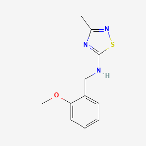 n-(2-Methoxybenzyl)-3-methyl-1,2,4-thiadiazol-5-amine