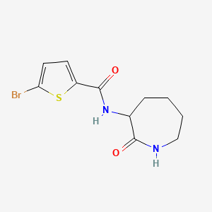 molecular formula C11H13BrN2O2S B14897242 5-bromo-N-(2-oxoazepan-3-yl)thiophene-2-carboxamide 