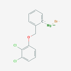 molecular formula C13H9BrCl2MgO B14897283 2-(2,3-Dichlorophenoxymethyl)phenylmagnesium bromide 