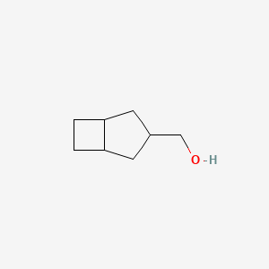 molecular formula C8H14O B14897311 3-Bicyclo[3.2.0]heptanylmethanol 